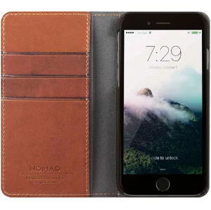 Кожаный флип-чехол Nomad Leather Folio Rustic Brown для iPhone SE 3 | SE 2 | 8 | 7 - Фото 4