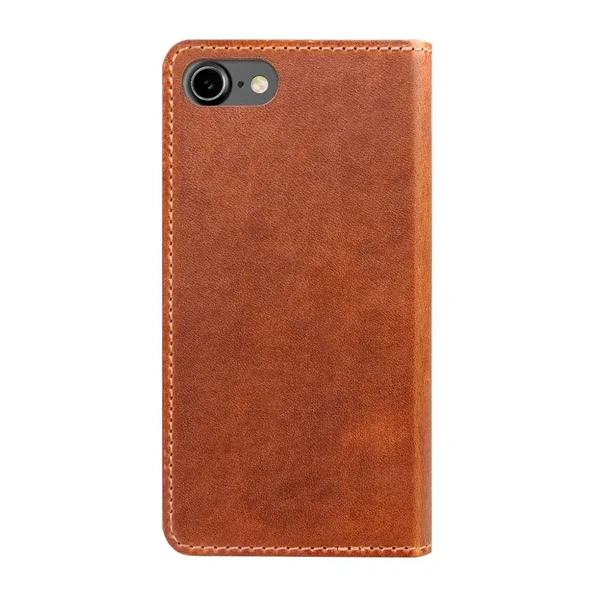 Кожаный флип-чехол Nomad Leather Folio Rustic Brown для iPhone SE 3 | SE 2 | 8 | 7