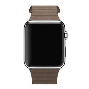 Ремешок Apple Leather Loop Light Brown Medium (MJ522) для Apple Watch Ultra 49mm | 45mm | 44mm | 42mm - Фото 4