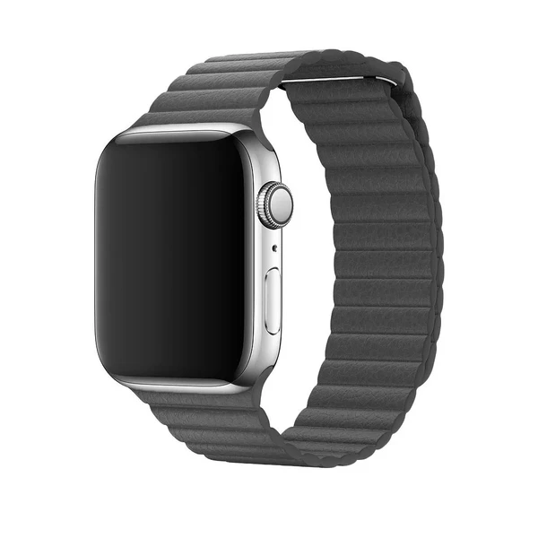 Ремінець iLoungeMax Leather Loop Grey для Apple Watch Ultra 49mm | 45mm | 44mm | 42mm  OEM