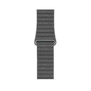 Ремінець iLoungeMax Leather Loop Grey для Apple Watch Ultra 49mm | 45mm | 44mm | 42mm  OEM - Фото 3