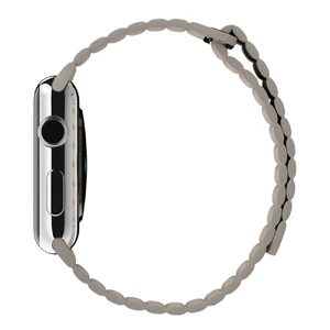 Ремінець Apple Leather Loop Stone Medium (MJ4X2 | MTHC2) для Apple Watch Ultra 49mm | 45mm | 44mm | 42mm - Фото 3