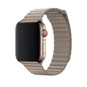 Ремінець iLoungeMax Leather Loop Stone для Apple Watch Ultra 49mm | 45mm | 44mm | 42mm  OEM  - Фото 1