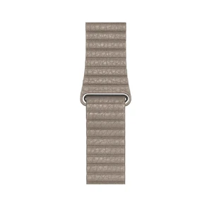 Ремінець iLoungeMax Leather Loop Stone для Apple Watch Ultra 49mm | 45mm | 44mm | 42mm  OEM - Фото 3