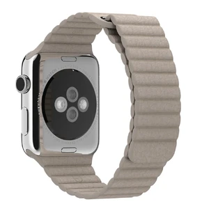 Ремінець Apple Leather Loop Stone Medium (MJ4X2 | MTHC2) для Apple Watch Ultra 49mm | 45mm | 44mm | 42mm - Фото 2
