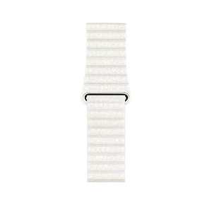 Ремешок iLoungeMax Leather Loop White для Apple Watch Ultra 49mm | 45mm | 44mm | 42mm  OEM - Фото 3