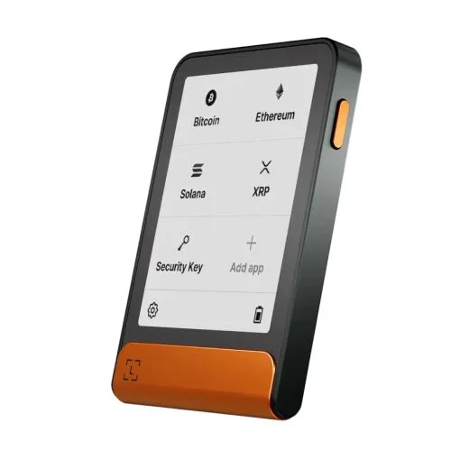 Криптогаманець з екраном Ledger Flex BTC Orange