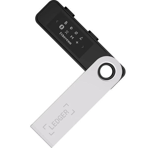Апаратний холодний криптогаманець Ledger Nano S Plus Matte Black для криптовалюти/NFT з USB-C та дисплеєм