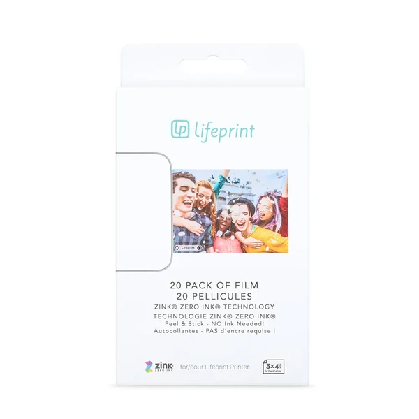 Фотопапір Lifeprint Photo Film 3x4.5 (20 шт)