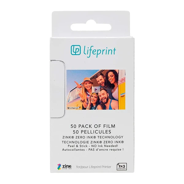 Фотопапір LifePrint Photo Paper 2x3 (50 шт)
