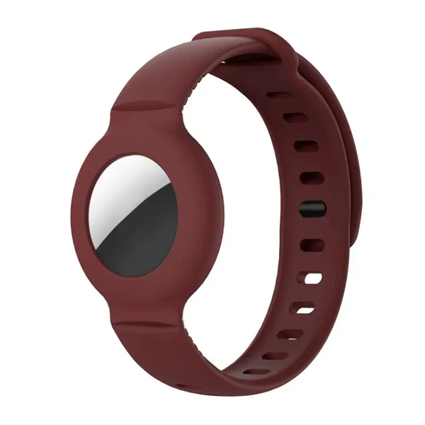 Чехол-браслет iLoungeMax для AirTag Dark Red