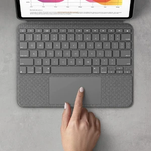Чехол-клавиатура с тачпадом Logitech Combo Touch Keyboard Oxford Grey для iPad Air 5 M1 | 4 (2022 | 2020) - Фото 4