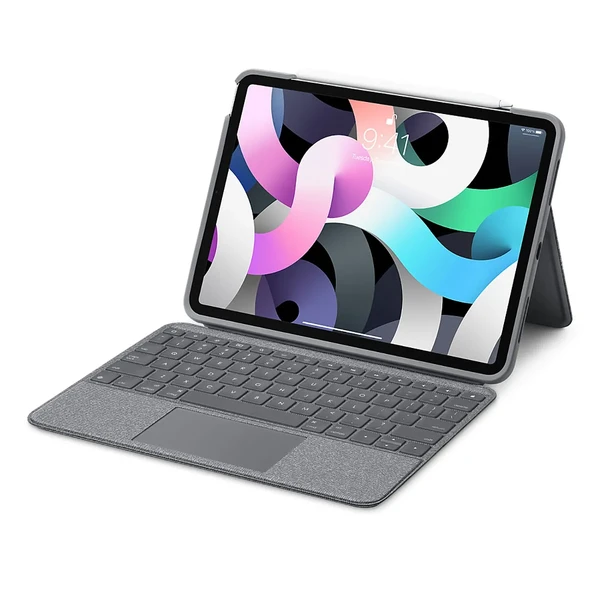 Чохол-клавіатура із тачпадом Logitech Folio Touch Keyboard Oxford Grey для iPad Pro 11" (2022 | 2021 | 2020 | 2018) | Air 5 | 4 (2022 | 2021)