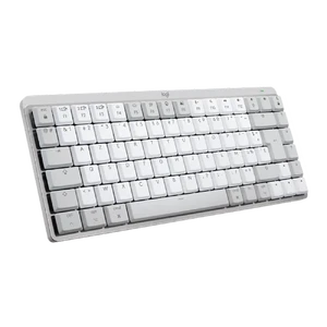 Бездротова клавіатура з підсвічуванням Logitech MX Keys Mini Pale Grey для Mac | iPad | iOS - Фото 2