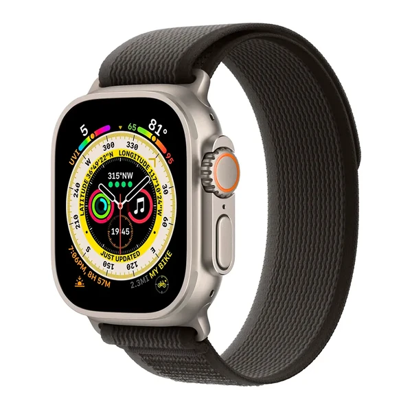 Ремінець iLoungeMax Trail Loop Black/Gray для Apple Watch Ultra 49mm | 45mm | 44mm | 42mm