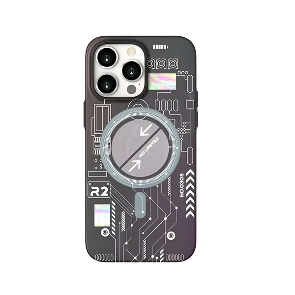 Люмінесцентний чохол для iPhone 14 Pro Max | iLoungeMax Funda MagSafe Black