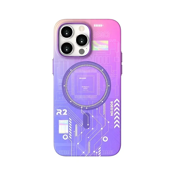 Люминесцентный чехол для iPhone 14 Pro Max | iLoungeMax Funda MagSafe Purple в Харькове
