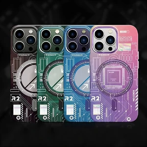 Люминесцентный чехол для iPhone 14 Pro Max | iLoungeMax Funda MagSafe Green - Фото 5