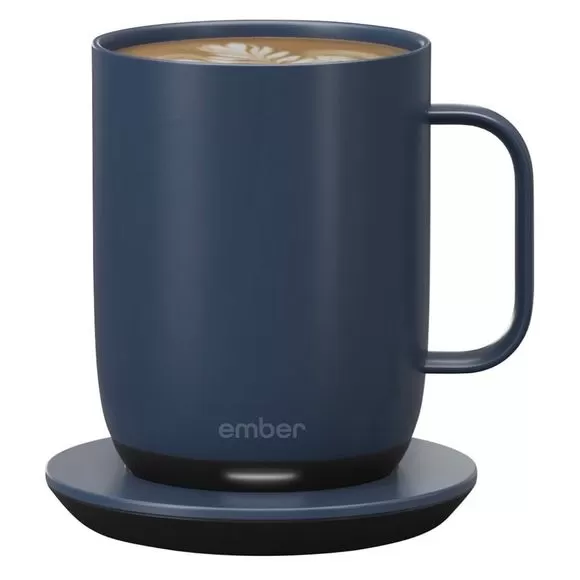 Умная кружка Ember Smart Mug 2 с подогревом и контролем температуры до 80 минут, 414 ml Blue
