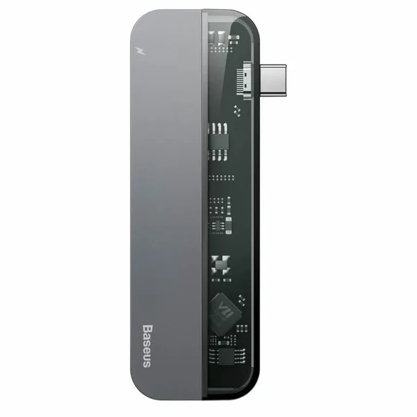 Хаб Type-C для MacBook Pro | Air Baseus Transparent Series Type-C Multifunctional Hub