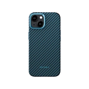 Протиударний чохол Pitaka MagEZ Case Pro 4 Twill 1500D Black/Blue для iPhone 15 Pro Max