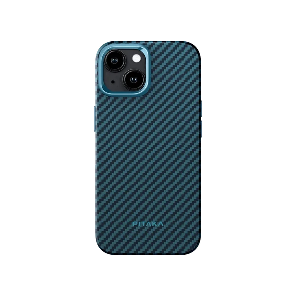 Протиударний чохол Pitaka MagEZ Case Pro 4 Twill 1500D Black/Blue для iPhone 15 Pro Max