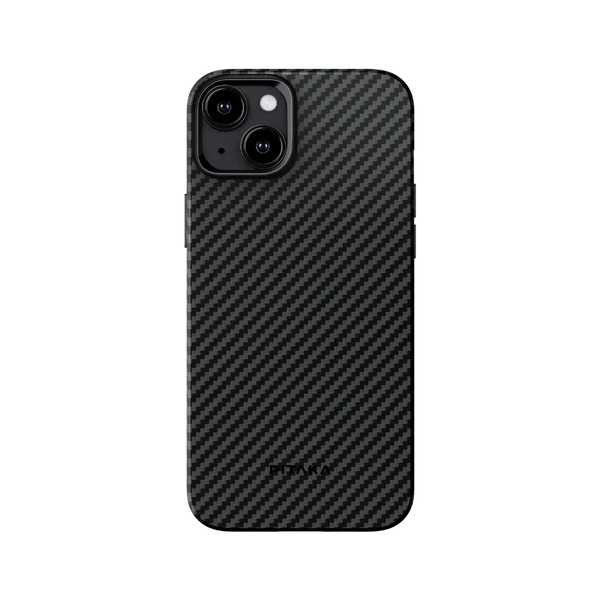 Протиударний чохол Pitaka MagEZ Case Pro 4 Twill 1500D Black/Grey для iPhone 15 Plus