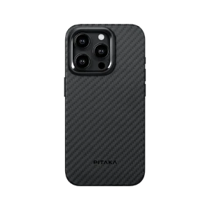 Протиударний чохол Pitaka MagEZ Case Pro 4 Twill 1500D Black/Grey для iPhone 15 Pro Max