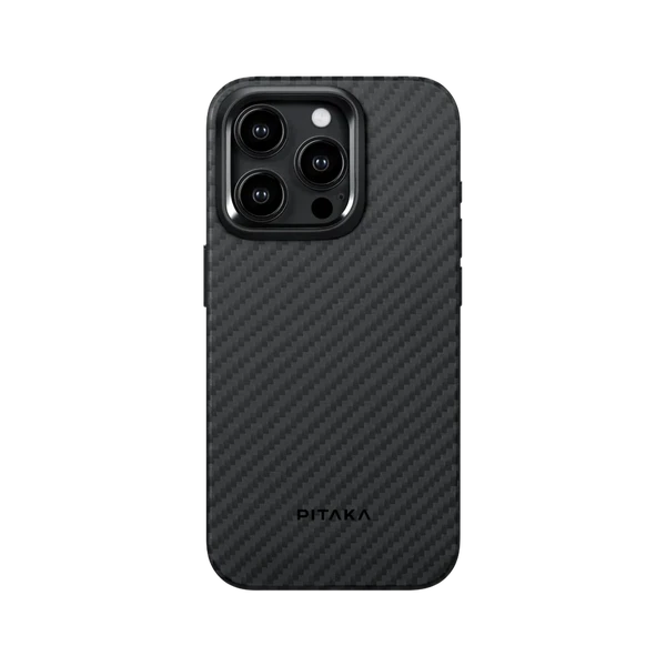 Протиударний чохол Pitaka MagEZ Case Pro 4 Twill 1500D Black/Grey для iPhone 15 Pro Max
