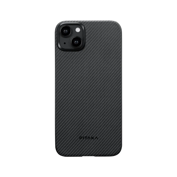 Противоударный чехол Pitaka MagEZ Case 4 Twill 600D Black/Grey для iPhone 15 Plus