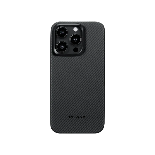 Протиударний чохол Pitaka MagEZ Case 4 Twill 600D Black/Grey для iPhone 15 Pro