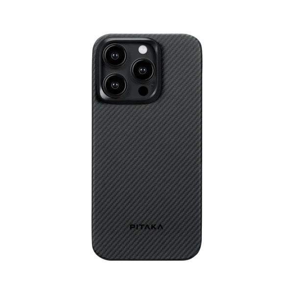 Протиударний чохол Pitaka MagEZ Case 4 Twill 600D Black/Grey для iPhone 15 Pro Max
