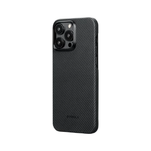 Противоударный чехол Pitaka MagEZ Case 4 Twill 600D Black/Grey для iPhone 15 Pro Max - Фото 2