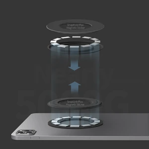 Магнитный держатель (стикер MagSafe) Nillkin SnapHold Plus & SnapLink Plus Black для планшета/iPad - Фото 6