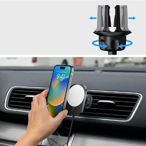 Магнітний автотримач MagSafe із бездротовою зарядкою Spigen OneTap Pro 3 для iPhone - Фото 6
