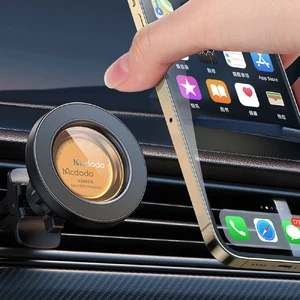 Магнітний автотримач MagSafe для iPhone/телефона на решітку | Mcdodo Suspension Car Holder Black - Фото 7