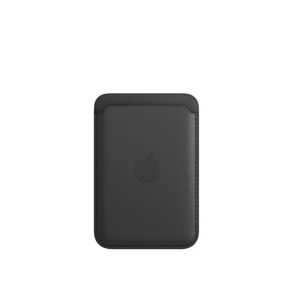 Шкіряний чохол-гаманець Apple Leather Wallet MagSafe Black (MHLT3) для iPhone 14 | 13 | 12