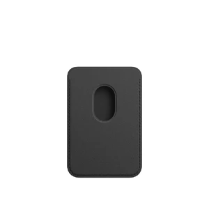Кожаный чехол-бумажник Apple Leather Wallet MagSafe Black (MHLR3) для iPhone 15 | 14 | 13 | 12 - Фото 2