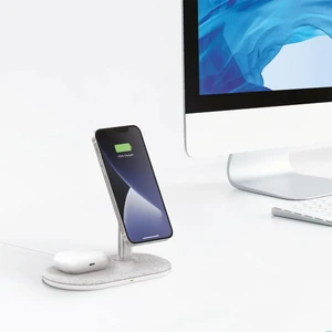 Док-станция MOMAX Q.Mag Dual Magnetic Wireless Charging Stand MagSafe для iPhone | AirPods - Фото 3
