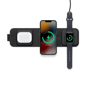 Док-станція mophie 3-in-1 Travel Charger MagSafe для iPhone | Apple Watch | AirPods