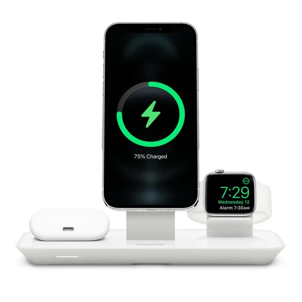 Док-станція MagSafe Mophie 3-in-1 Wireless Charging Stand (HPP82) для iPhone | Apple Watch | AirPods (Вітринний зразок)