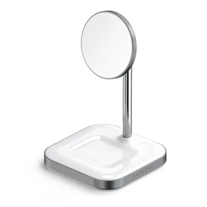 Док-станція MagSafe Satechi Aluminum 2 in 1 Magnetic Wireless Charging Stand для iPhone 12 | AirPods Pro
