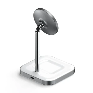 Док-станция MagSafe Satechi Aluminum 2 in 1 Magnetic Wireless Charging Stand для iPhone 12 | AirPods Pro (Уценка) - Фото 2