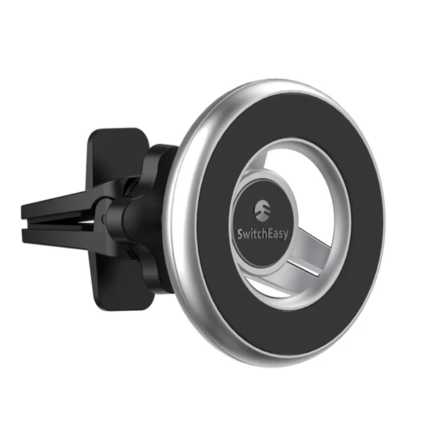 Магнітний автотримач MagSafe SwitchEasy MagMount Car Mount Silver для iPhone 14 | 13 | 12