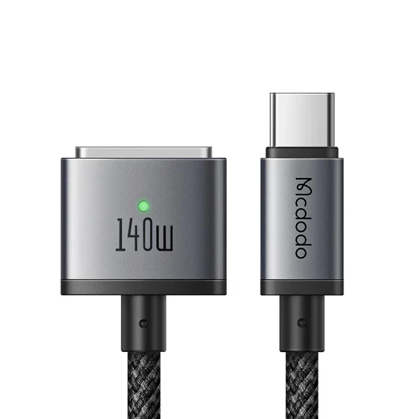 Зарядный кабель Mcdodo Flash Magnetic Cable USB-C to Magsafe 3 with LED 140W (2m) в Харькове