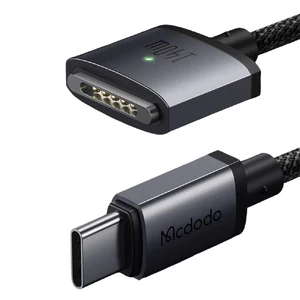Зарядний кабель Mcdodo Flash Magnetic Cable USB-C to Magsafe 3 with LED 140W (2m) - Фото 2