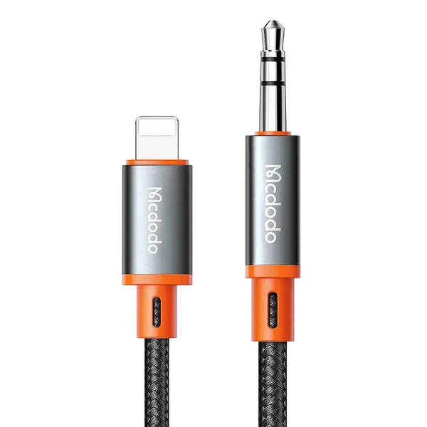 Адаптер (перехідник) Mcdodo Digital Audio Coiled Lightning to DC3.5 (1.2 m)