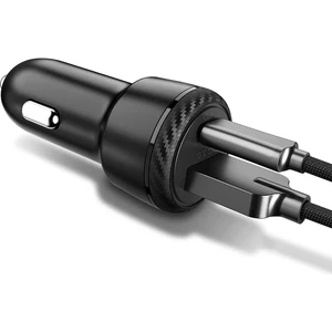 Автомобильная зарядка Mcdodo LB Series PD Car Charger Type-C + Quick Charge 3.0 38W Black - Фото 2