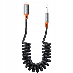 Адаптер (перехідник) Mcdodo Digital Audio Coiled Lightning to DC3.5 (1.8 m)