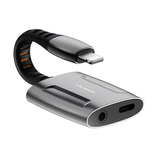 Адаптер Mcdodo Lightning to Lightning | AUX 3.5mm Audio + Charge